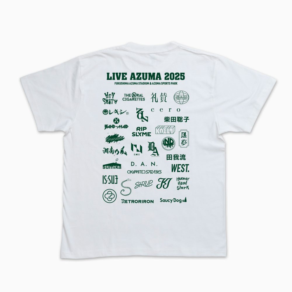 LA25 VISUAL TEE | LIVE AZUMA 2025 | 福島県あづま総合運動公園