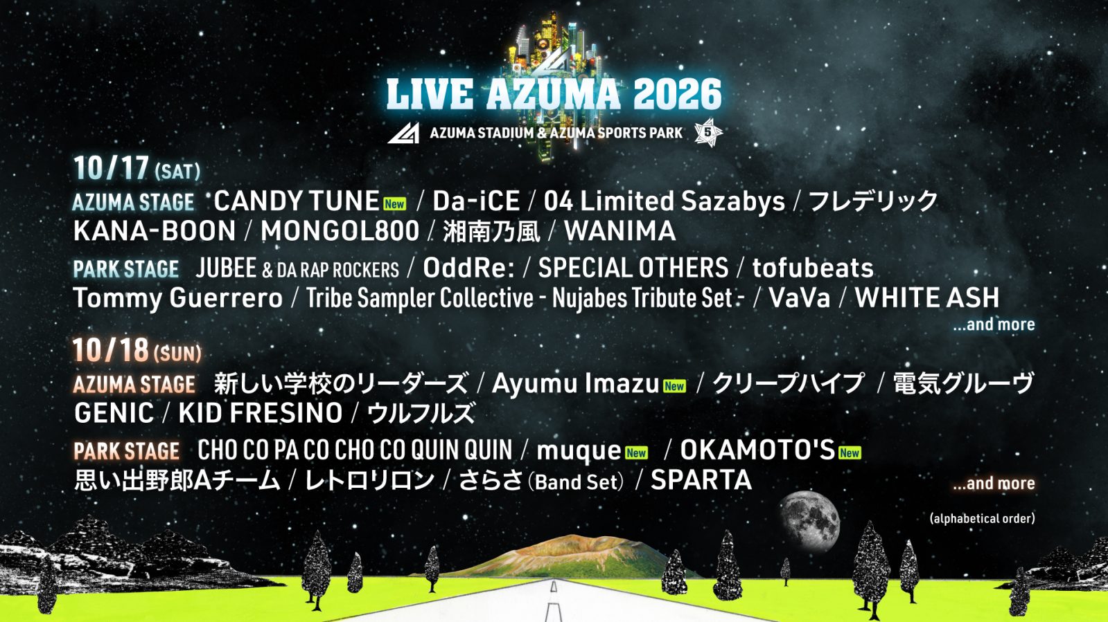 第5弾出演アーティスト発表！